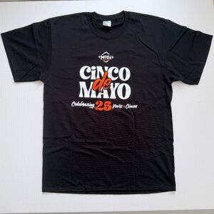 Moes Southwest Grill Cinco de Mayo 2025 Black Large Limited Edition T Shirt